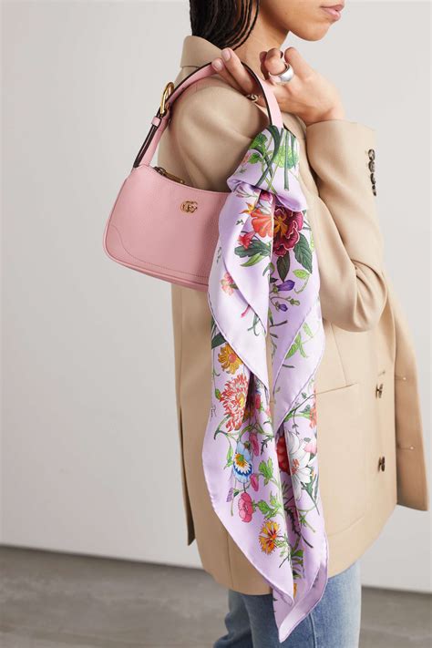 gucci twilly scarf|gucci floral print scarf.